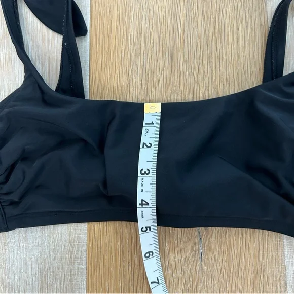 StrapTie Bralette Black Bikini Top Xhilaration D/DD - Picture 5 of 5
